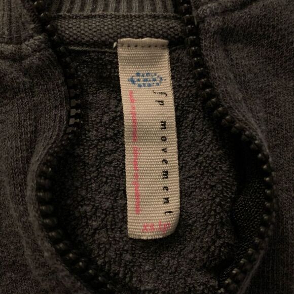 Free People Movement 1/4 zip muscle tee sleeveless sweat top Sz XS - Picture 4 of 9